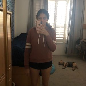 Pink hoodie